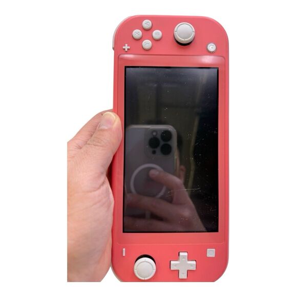 Nintendo Switch Lite 32 GB Gaming Console - Coral Some Game Loaded - Picture 6 of 8